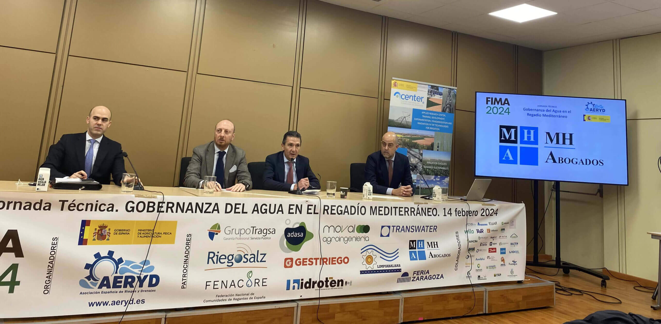 Patrocinio de jornada técnica “Gobernanza del Agua en el Regadío Mediterráneo”